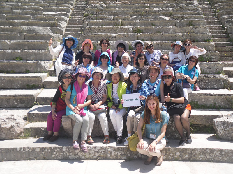 Epidaurus theater with chinese company